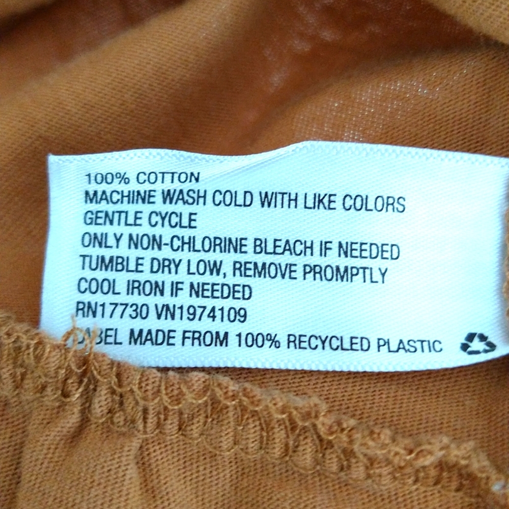 Wild Fable Brown Ruffle Hem Sleeveless Crop Top - Picture 6 of 6
